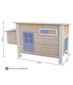 KERBL Hühnerstall Emma, Ca. B146/H85/T74 Cm -KERBL Store 1722214 WE BG 001 Kerbl HuehnerstallEmma