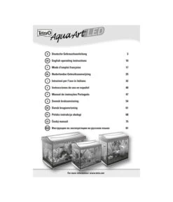 Tetra AquaArt LED Aquarium-Set, 60 Liter -KERBL Store 2149268 WE D 007 AquartSetLED