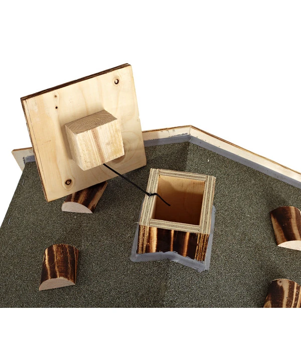 Dehner Natura Vogelhaus Watzmann, Geflammt 4 Dehner Natura Vogelhaus Watzmann, Geflammt – Bild 2