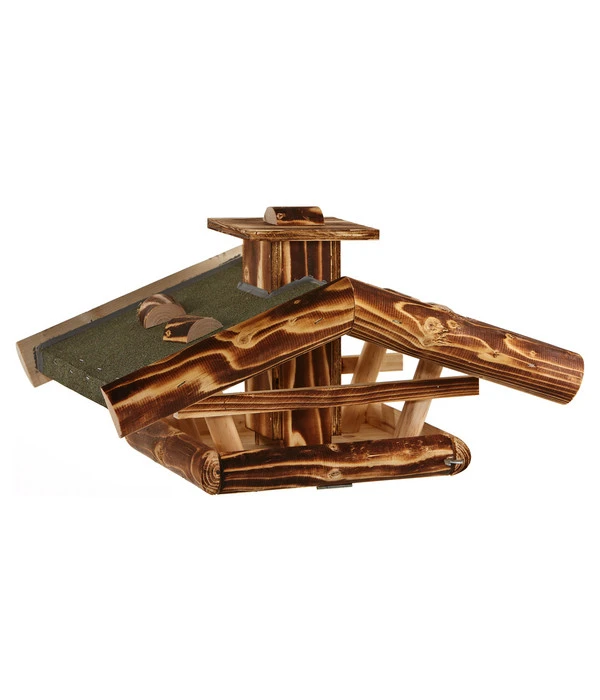 Dehner Natura Vogelhaus Watzmann, Geflammt 3 Dehner Natura Vogelhaus Watzmann, Geflammt