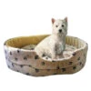 SILVIO Design Hundebett Silvio Mit Pfotenmotiv -KERBL Store 2571073 WE FS 001 SilvioDesignHundebettSilvioXL