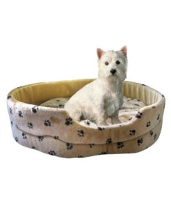 SILVIO Design Hundebett Silvio Mit Pfotenmotiv
