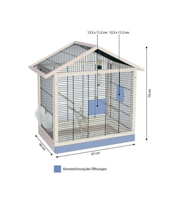Skyline Vogelkäfig Antonia 5 Skyline Vogelkäfig Antonia – Bild 3