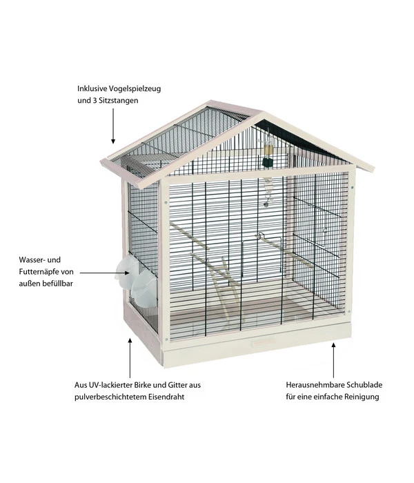 Skyline Vogelkäfig Antonia 4 Skyline Vogelkäfig Antonia – Bild 2
