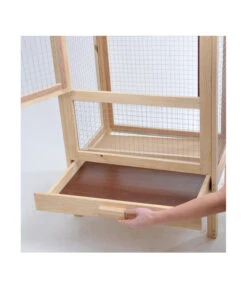 BIRD DREAM Vogelvoliere Mit Bitumen-Dach -KERBL Store 3190477 WE D 002 HolzvolieremitBitumenDach