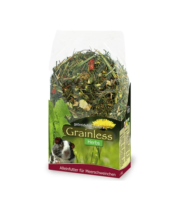 JR FARM Kleintierfutter Grainless Herbs Meerschweinchen, 400g 3 JR FARM Kleintierfutter Grainless Herbs Meerschweinchen, 400g