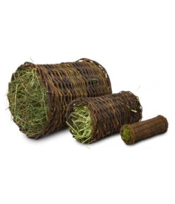 JR FARM Nagerspielzeug Weiden-Heutunnel, Groß, Ca. Ø22/B29 Cm -KERBL Store 3883592 WE FS 003 JRFarmNagersnackWeidenHeutunnelGross