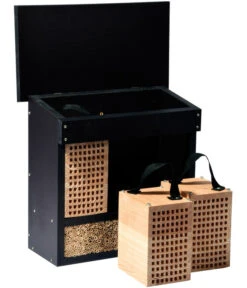 Dobar Wildlife Insektenhotel, Ca. B42,5/H40,5/T18 Cm -KERBL Store 4144564 WE FS 003 DobarInsektenhotelCA