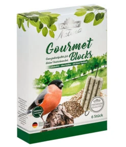 Dehner Natura Premium Wildvogelfutter Gourmet Blocks 5er Mix -KERBL Store 4206900 WE FS 001 DehnerNaturaWildvogelfutterGourmetBlocksHanfsaat