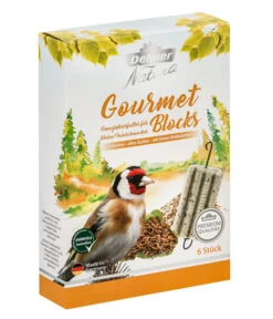 Dehner Natura Premium Wildvogelfutter Gourmet Blocks 5er Mix -KERBL Store 4206942 WE FS 001 DehnerNaturaWildvogelfutterGourmtBlocksMehlwuermer