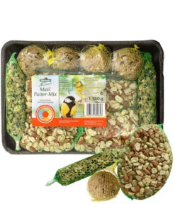 Dehner Natura Wildvogelfutter Spezial-Snackmix, 6-teilig -KERBL Store 4208807 MA FS 002 Wildvogelfutter SpezialSnackmix