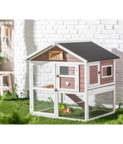 Dehner Nagerheim Happy Home Castel, Braun, Ca. B106/H108/T103 Cm -KERBL Store 4261574 WE MO 007 Dehner NagerheimCastel