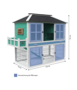 Dehner Nagerheim Happy Home Palazzo, Ca. B145/H121/T72 Cm -KERBL Store 4261590 WE BG 001 DehnerHappyHomeNagerheimPalazzoMG