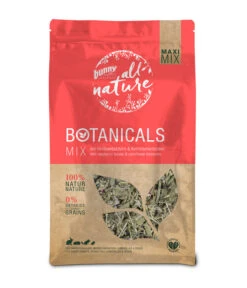 Bunny® NATURE All Nature Ergänzungsfutter BOTANICALS Maxi Mix Himbeer & Kornblumen, 400 G