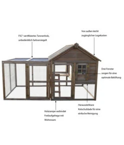 Dehner Hühnerstall Mondalay, Ca. B203/H122/T153 Cm 13 Dehner Hühnerstall Mondalay, Ca. B203/H122/T153 Cm -KERBL Store 4287835 WE IG 001 Dehner Huehnerstall Mondalay