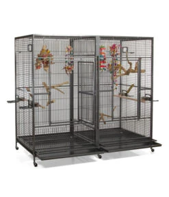 Montana Vogelvoliere Arkansas II, Ca. B204/H194/T100 Cm -KERBL Store 4315495 WE DE 002 NEU PP VoliereArkansasDunkelgrauHoehe194cm