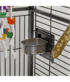 Montana Vogelvoliere Arkansas II, Ca. B204/H194/T100 Cm -KERBL Store 4315495 WE DE 003 NEU PP VoliereArkansasDunkelgrauHoehe194cm