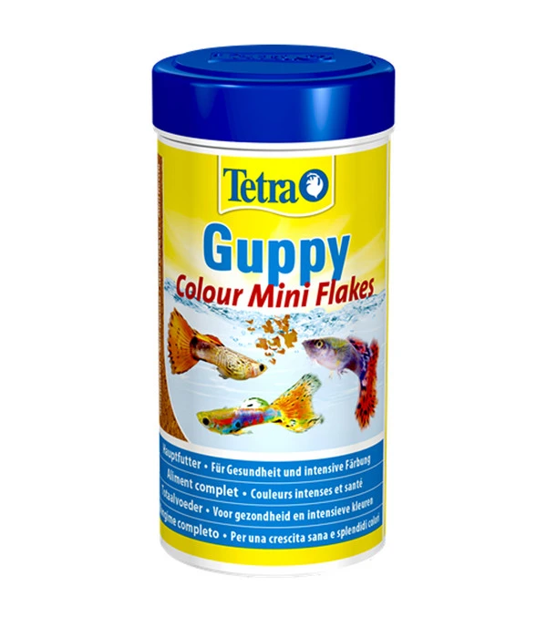 Tetra Fischfutter Guppy Colour Mini Flakes 3 Tetra Fischfutter Guppy Colour Mini Flakes