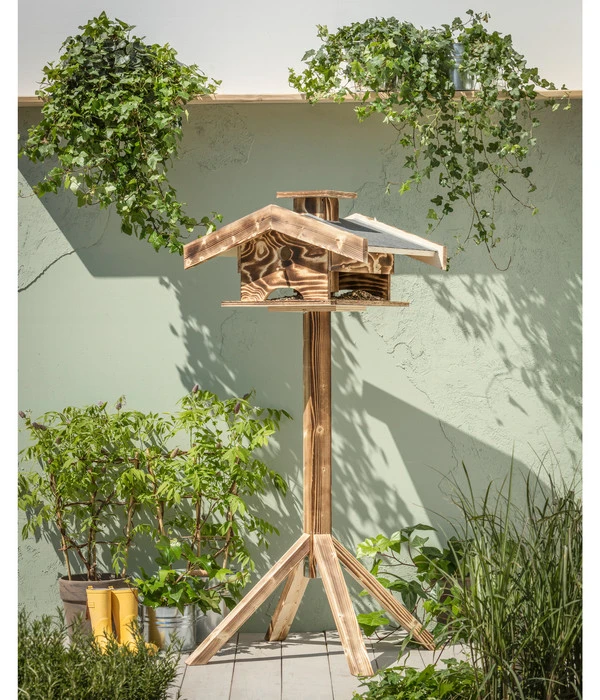 Dehner Natura Futterhaus Arber Mit Silo 4 Dehner Natura Futterhaus Arber Mit Silo – Bild 2