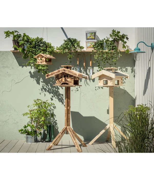 Dehner Natura Futterhaus Arber Mit Silo 5 Dehner Natura Futterhaus Arber Mit Silo – Bild 3