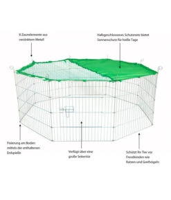 Dehner Freilaufgehege Magnus, Ca. B57/H56 Cm 8 Dehner Freilaufgehege Magnus, Ca. B57/H56 Cm -KERBL Store 4422994 WE IG 003 DehnerMarkenqualitaetFreilaufgehegeMagnusneu