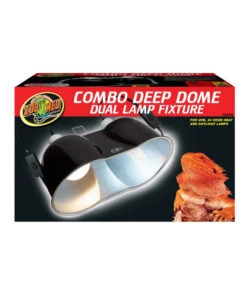 ZooMed Terrariumlampenfassung Large Combo Deep Dome Dual Lamp