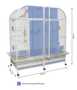 Montana Vogelvoliere Palace II, Platinum -KERBL Store 4483251 WE BG 001 VolierePalaceIiFuerVoegelPlatinumVolierePalaceIiPlatinum