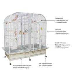 Montana Vogelvoliere Palace II, Platinum -KERBL Store 4483251 WE IG 003 VolierePalaceIiFuerVoegelPlatinumVolierePalaceIiPlatinum