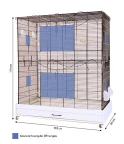 Skyline Vogelkäfig Yasmine -KERBL Store 4497079 WE BG 001 PPVogelkaefigYasmine