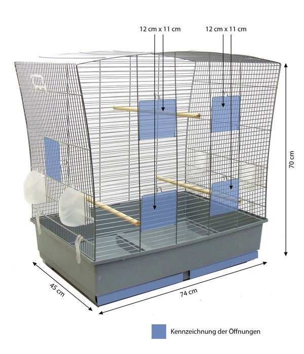 Skyline Vogelkäfig Lili 5 Skyline Vogelkäfig Lili – Bild 3
