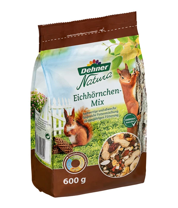 Dehner Natura Eichhörnchenfutter Eichhörnchen-Mix 3 Dehner Natura Eichhörnchenfutter Eichhörnchen-Mix