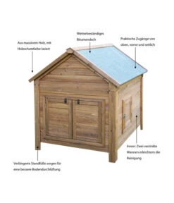 KERBL Kleintierstall, Ca. B105/H108/T100 Cm -KERBL Store 5045851 WE IG 001 KerblKleintierstallMG