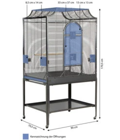 Montana Vogelvoliere Madeira III, Antik -KERBL Store 5187430 WE BG 001 PPVoliereMadeiraIIIAntik