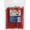 Dehner Lieblinge Hundesnack Granulat-Kaurollen, Rot, 50 Stk -KERBL Store 532069 WE FS 001 DLHundesnacksGranulatKaurollenRot350g
