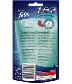 PURINA Felix® Katzensnack KnabberMix Strandspaß, 8 X 60 G -KERBL Store 5370218 WE DE 001 FelixSnackKnabberMixStrandspass 8x60g