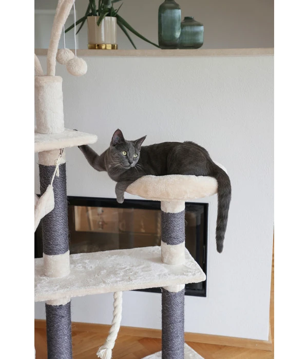 KERBL Kratzbaum Creativ Adventure, Beige, Ca. B140/H150/T50 Cm 5 KERBL Kratzbaum Creativ Adventure, Beige, Ca. B140/H150/T50 Cm – Bild 3