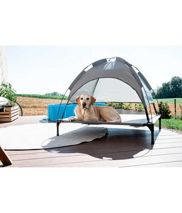 KERBL Hundeliege Vacation, Grau, Ca. B105/H75/T86 Cm 4 KERBL Hundeliege Vacation, Grau, Ca. B105/H75/T86 Cm – Bild 2