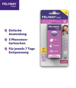 FELIWAY® Help Nachfüllkartusche, 3er Set -KERBL Store 6607535 WE DE 001 NEUCevaFeliwayHelpStarterSetNF
