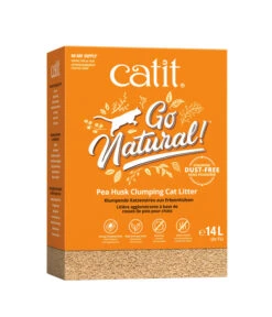 Catit Go Natural! Katzenstreu Aus Erbsenhülsen, Vanille, 2 X 7 L