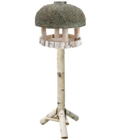 Dehner Natura Futterhaus Amberg Mit Heudach, Inkl. Ständer, Ca. B50/H145/T50 Cm