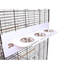 Skyline Vogelkäfig Loretto XXL, Ca. B118/H175/T75 Cm -KERBL Store 6650121 WE DE 005 SkyVHLorettoXXLSchwarzWeiss