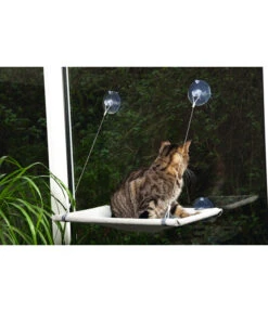 Karlie Hängekorb Window Lounger, Grau, Ca. B31/H51,5/T2,5 Cm -KERBL Store 6660492 WE MO 003 KarlieKZbhWindowLoungerGrau