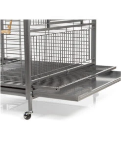 Montana Vogelvoliere Anbausatz Für Arkansas -KERBL Store 6811475 WE DE 004 NEU PPArkansasAnbauKitHellgrauHoehe194cm