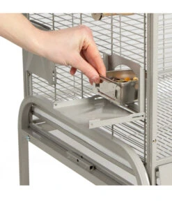 Montana Vogelvoliere Anbausatz Für Madeira Double -KERBL Store 6811509 WE D 007 PPVogelkaefigNewMadeiraDoubleAnbauKitPlatinum