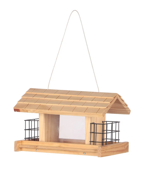 Dehner Natura Futterhaus Aosta, Ca. B28/H17,5/T19 Cm 3 Dehner Natura Futterhaus Aosta, Ca. B28/H17,5/T19 Cm