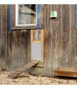 KERBL Hühnerstallzubehör Automatische Hühnertür Komplett-Set -KERBL Store 6829923 WE M 001 KerblSetAutomatischeHuehnertuermitTuer220x330mm