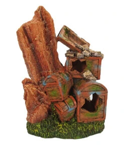 ORBIT® Aquariumdeko Schatztruhen Mit Felsen