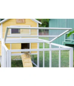 Dehner Hühnerstall Happy Farm Miami, Gelb, Ca. B337/H158,5/T145,8 Cm -KERBL Store 6897169 WE DE 002 DehnerMarkenqualitaetHuehnerstallMiami