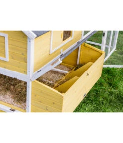 Dehner Hühnerstall Happy Farm Miami, Gelb, Ca. B337/H158,5/T145,8 Cm -KERBL Store 6897169 WE DE 004 DehnerMarkenqualitaetHuehnerstallMiami