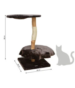 Dehner Premium Lovely Kratzbaum Scherzen & Schlafen, Ca. B48/H88/T48 Cm -KERBL Store 6903249 WE BG 001 DehnerLovelyKatzenkratzbaumScherzenSchlafen